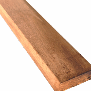 Garapa Rhombusleisten | 20x65mm | 15° Schräge | verschiedene Längen